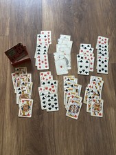 Rare Vintage Chas Goodall Bezique 64-Card Game Set In John Player CigaretteBox picture
