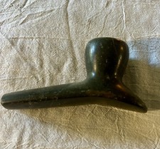 Exceptionally Fine Steatite Pipe ceremonial.  Native American   / Indian 4” Long picture
