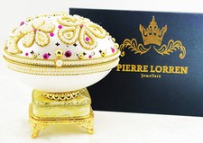 21 Year Old Gift Faberge Egg Natural Egg Faberge Musical Egg Gold Topaz Bracelet picture