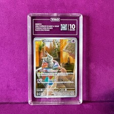 Pokemon Mimikyu 075 Paldean Fates ETB Black Star Promo Pokemon Card TAG 10 picture