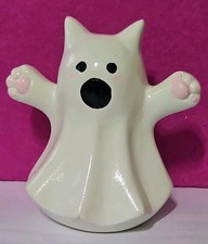 Goblin & Ghoul Ceramic Ghost Kitty Cat 4