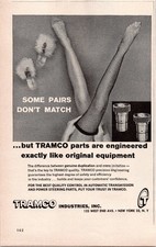 Vintage TRAMCO Transmission Power Steering Print Ad Womans Legs 1960s Auto Parts picture