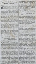 1787 Massachusetts Gazette SHAYS REBELLION Daniel Shays Lincoln February 2 1787 picture