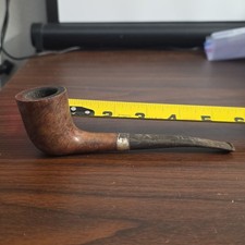 Early BBB Own Make Sterling Silver Billiard Estate Pipe Made In England 3 picture