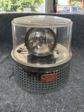 Vintage Federal Signal Model 17 Beacon Ray Amber Rotating Emergency Light picture
