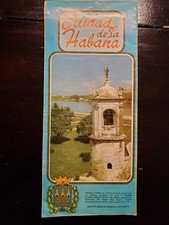 1991 Tourist Map of Havana Cuba and Surronding Area picture