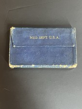 1891 Soliders First Aid Handbook US Army Med Department Indian Wars Medical Book picture