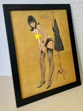 Don Lewis pinup - I loved the audition - from 1963 Playboy - FRAMED - . picture