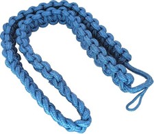 Genuine U.S. ARMY SHOULDER CORD: 2723 INTERWOVEN ONE COLOR INFANTRY BLUE picture
