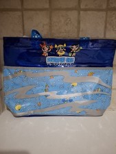 Y2k Vtg The Powerpuff Girls Large Clear Blue Beach Tote Bag Vacatio Vintage RARE picture