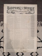 Feb 21 1857 Harper's Weekly, Peru Revolution, General Vivanco, Cuzco picture