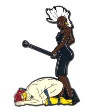 Mistress Windrider X-Men Storm BDSM Bondage Enamel Pin Ltd Edition NEW Lapel picture