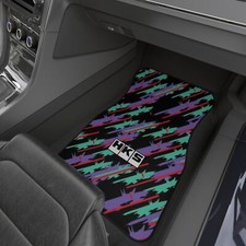 HKS Old Logo Tribute Car Mats (Set of 2), 90's JDM HKS Floor Mats Pair, HKS picture