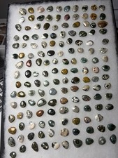 Ocean Jasper Cabs Cabouchons Old Stock Ring Sized Jewelry 150 Pieces lot B picture