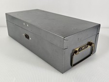 Vintage Durham Metal Lock Box with Combination Lock  picture