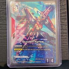 Bandai Gundam Kyrios Holo Trading Card B04 Set B04-034 2018 English picture