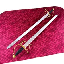 Pair Vintage Toledo Spain Rapier Swords 39