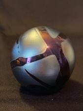 Vtg Phoenician Malta Studio Art Glass Iridescent Paperweight Italy picture