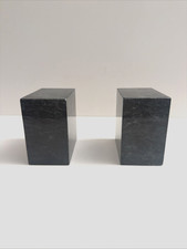 Verde Alpi Italian Green Marble Architectural Bookends MCM circa 1960 Excellent picture