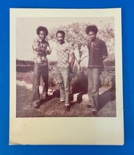 1970s African American Men Photo Afros Flared Pants Fashion picture