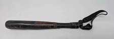 Antique Leather Covered Cosh Billy Club Truncheon Sap Blackjack Estate Find picture