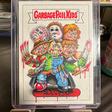 Topps 2024 Garbage Pail Kids Putrid Poetry Sketch Card 1/1 Hard Signed Acevedo picture
