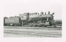 7E474 RPPC 1948/1950s AT&SF SANTA FE RAILROAD ENGINE #752 SAN BERNARDINO CA picture