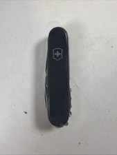 Vintage Officier Suisse Rostfrei Victorinox Swiss Army Knife , No Tweezer, Black picture