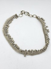 Vintage Indian Tribal Ghungroo Bell Waist Belt Kamarbandh Body Jewelry 22.5in picture