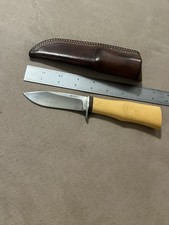 1970’s Morseth Rare Original Westinghouse Ivory Yellow Micarta Knife Old Yeller picture