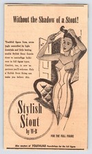 1946 COMIC WOMAN STYLISH STOUT GIRDLE Vintage 4