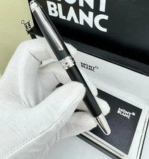 NEW MONT BLANC Great Characters John F. Kennedy Black Rollerball Pen Gift Box picture