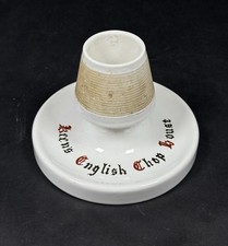 Vintage Keen's English Chop House NYC Ceramic Match Striker Holder picture