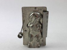Vintage Tilburg Holland Tin Chocolate Mold Rabbit in Coattails picture