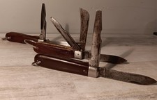 3 Vintage & American Pocket Knives ( Imperial, Kutmaster, J MKlein & Sons picture
