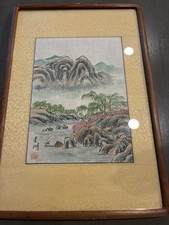 chinese vintage artwork framed picture