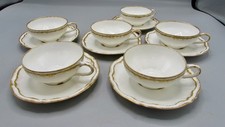 Theodore Haviland Limoges Schleiger 304 Six Cups / Saucers 3 oz 5.5 Inch Saucer picture