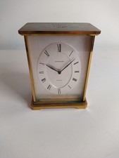 Vintage Garrard Quartz Heavy Brass Carriage Clock picture