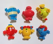 MR MEN AND LITTLE MISS FIGURINES SET GERMANY - VINTAGE FIGURES COLLECTIBLES picture
