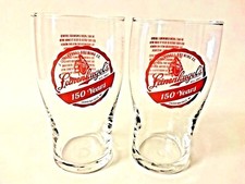 Leinenkugel's 150th Anniversary 16 oz Tulip Glass - Two (2) Glasses - New & F/S picture