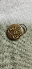 Vintage Osh Kosh B’Gosh Brass Work Clothes Button 13/16” picture