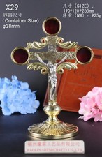 Brass Reliquary Ornate for relic Church X29 picture