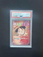 2023 One Piece Card Game Monkey D. Luffy ST01-012 Wanted Alt Art PSA 10 picture
