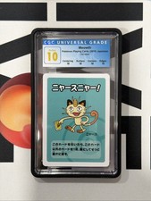 Pokémon Meowth Playing Card 2019 JPN Old Maid CGC Perfect 10 Japanese picture