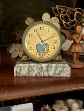 Antique Swiss Didisheim Goldschmidt Le Petit Forgeron Automation Clock - Not Run picture