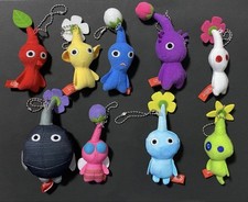 Nintendo Pikmin Mascot Plush Keychain Complete Set of 9 Official Japan New picture