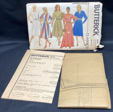 Vtg Sewing Pattern, Butterick 6510, dress, 8-12, Uncut - ships free picture