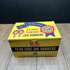 Vintage Canning Jar Rings Rubbers Boxes U.S. Royal Pack Of 24 Full Box picture