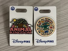 Disney Parks Trading Pins Animal Kingdom Glitter & Circle Of Life Set Of 2 picture
