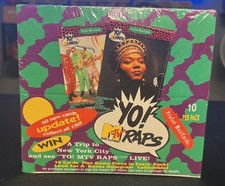 ProSet MusiCards 1991 Yo MTV Raps update Cards Box of 36 Packs New Unopened picture
